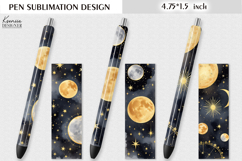 Vintage Magic and Celestial|Mystical Night Pen Design Product Image 1