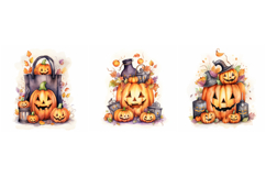 20 Halloween Trick or Treat Bags Sweets Illustrations JPG Product Image 6