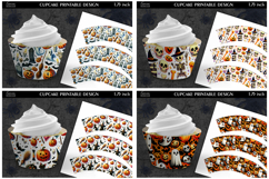 Printable Funny Halloween Cupcake Wrapper Bundle Product Image 9
