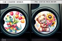 Teddy Bear|Dinosaur|Flower Animal Car Coaster Design Product Image 1