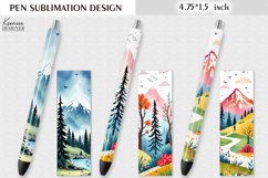 Mountains and Camping |Watercolor Pen Wraps Product Image 1