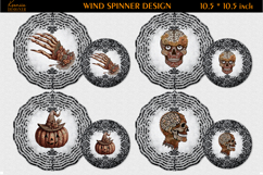 Halloween Lace Vintage Wind Spinner Sublimation Bundle Product Image 8