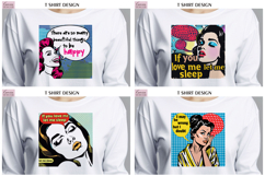 Pop Art Sublimation Design|Positive Quotes T Shirt BUNDLE Product Image 8