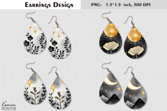 Vintage Celestial Earring | Retro Magic Design|Mythical Moon Product Image 1