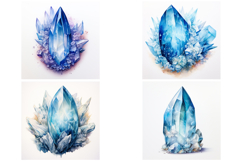 36 Crystal Illustration Design Collection Mystical JPG Product Image 8