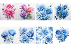 100 Vintage Roses Illustration Wedding Flowers Collection Product Image 13