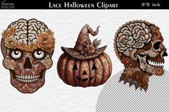Gothic Lace Halloween Elements | Creepy Cute Clipart Bundle Product Image 10