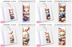 Cute Bunny Printable Design|3d Cartoon Easter Bookmark Product Image 1