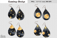 Vintage Celestial Earring | Retro Magic Design|Mythical Moon Product Image 1