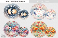 Kiss|Love|Animal | Watercolor Wind Spinner Design Product Image 1
