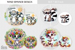 Funny Cartoon Lemur | Kids Wind Spinner Design Product Image 1