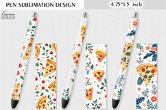 Pizza Pen Sublimation | Cute Pen Wraps Product Image 1