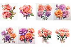 100 Vintage Roses Illustration Wedding Flowers Collection Product Image 3