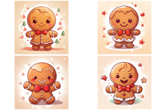 44 Gingerbread People Festive Christmas Character JPG Product Image 11