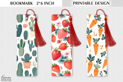 Book Lover |Vintage Pear Design Printable Bookmark Product Image 1