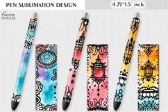Abstract Ethnic Illustration| Minimalism |Watercolor Summer Product Image 1
