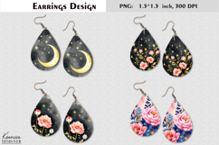 Vintage Celestial Earring | Retro Magic Design|Mythical Moon Product Image 1