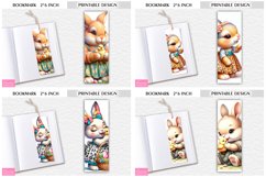 Cute Bunny Printable Design|3d Cartoon Easter Bookmark Product Image 1