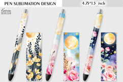 Colorful Magic and Celestial |Wild Flowers|Space Pen Design Product Image 1