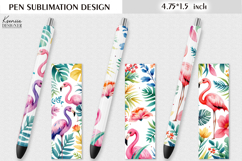Pink Flamingo|Cute Animals Watercolor Pen Wraps Product Image 1