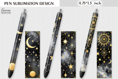 Vintage Magic and Celestial|Stars and Space Pen Design Product Image 1
