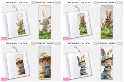 Cute Bunny Printable Design|3d Cartoon Easter Bookmark Product Image 1