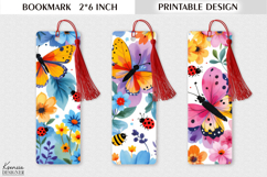 Summer Butterfly |Summer Printable Bookmark Product Image 1