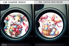 Easter Bunny|Cute Animal Car Coaster Design Product Image 1
