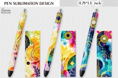 Abstract Ethnic Illustration| Minimalism |Watercolor Summer Product Image 1
