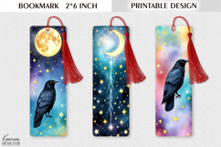 Mystic Tarot Design| Celestial and Cosmic Printable Bookmark Product Image 1