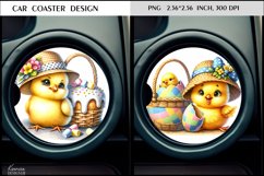Easter Chick |Cute Animal Car Coaster Design Product Image 1