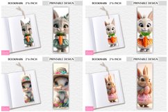 Cute Bunny Printable Design|3d Cartoon Easter Bookmark Product Image 1