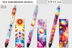 Colorful Magic and Celestial |Clouds|Space Pen Design Product Image 1
