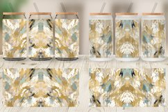 Contemporary Art and Gold Glass Can Wraps Product Image 3