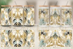 Contemporary Art and Gold Glass Can Wraps Product Image 4