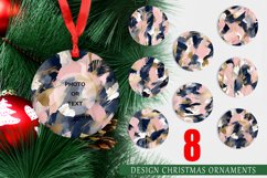 Christmas Ornaments Contemporary Pink and Blue Product Image 1