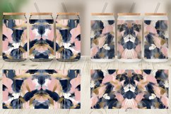 Contemporary Pink and Blue Glass Can Wraps Product Image 3