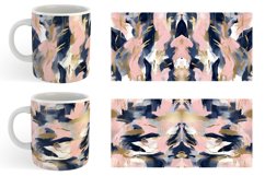 Contemporary Pink and Blue | Mug sublimation design Product Image 3