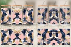 Contemporary Pink and Blue Glass Can Wraps Product Image 5