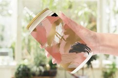 Contemporary Art Pink Glass Can Wraps Product Image 2