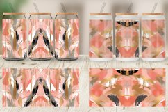 Contemporary Art Pink Glass Can Wraps Product Image 5