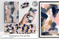 Digital Paper Contemporary Pink Blue Product Image 1