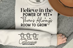 Believe In The Power Sleeve SVG, Motivational SVG Design Product Image 3