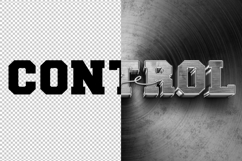 Control 3D editable text effect Product Image 2