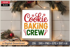 Cookie Baking Crew SVG | Christmas SVG | Holiday SVG | Xmas Product Image 6