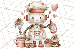 Holiday Baking Clipart PNG, Cute Cookie Characters Product Image 2