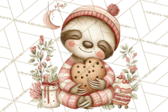 Holiday Baking Clipart PNG, Cute Cookie Characters Product Image 3