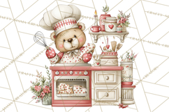 Holiday Baking Clipart PNG, Cute Cookie Characters Product Image 3