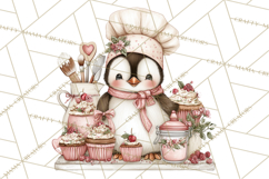 Holiday Baking Clipart PNG, Cute Cookie Characters Product Image 4