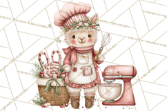 Holiday Baking Clipart PNG, Cute Cookie Characters Product Image 4